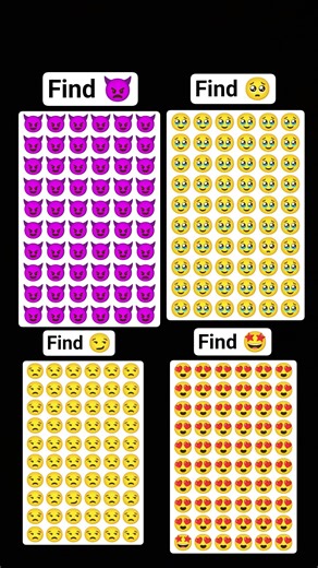 find all the emoji #emojyfind