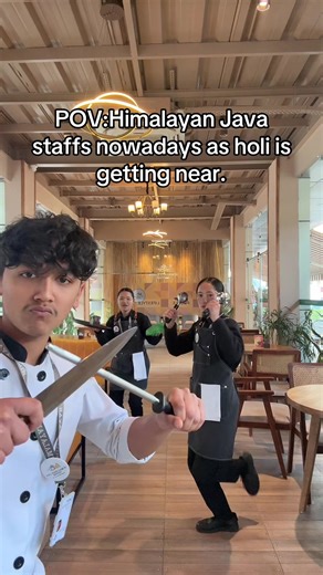 Java Staffs Excitement for Holi Celebration