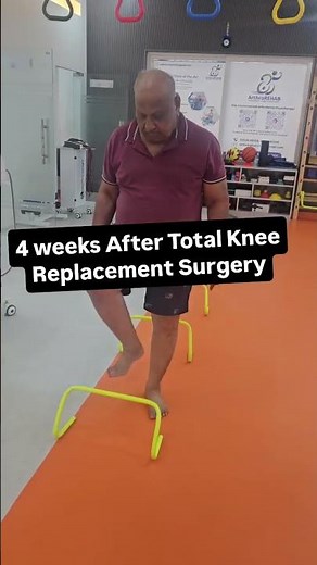4 Weeks After Robotic Knee Replacement | Recovery with Arthro Rehab Physiotherapy