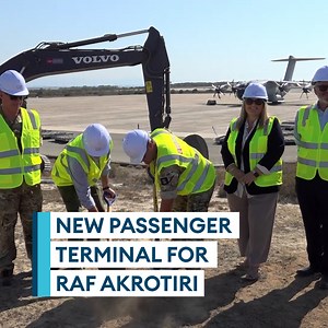 Groundbreaking news from Cyprus 🇨🇾 Construction is set to start on a new passenger terminal and freight facility at RAF Akrotiri 👏 | Forces News