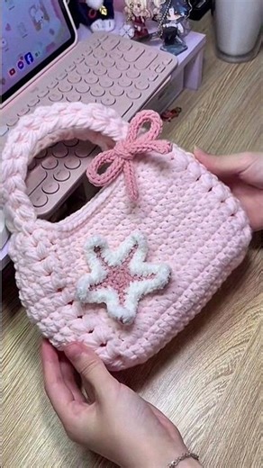 aesthetic crochet ideas| crochet bags #crochet #handmade #aesthetic #diy #cute #gloves #bagstyle #yt