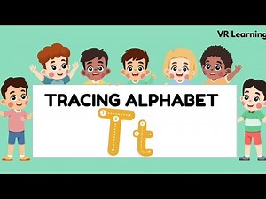 Trace the uppercase and lowercase alphabet T & t || Trace Alphabet T & t || Tracing video ||