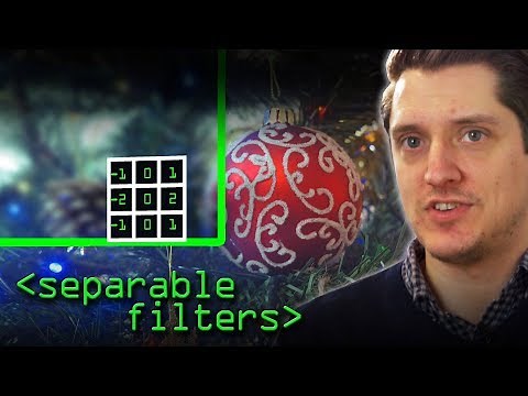 Separable Filters and a Bauble - Computerphile