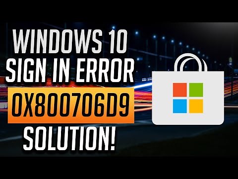 FIX Microsoft Account Sign in Error 0x800706d9 on Windows 10 [2026]