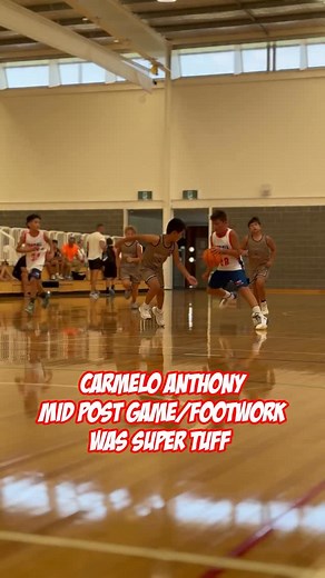 Melo made footwork an art form. Drop step, jab, shoulder fake — pure mastery. Study the mid-post and you’ll unlock a whole new bag. Comment PROBALL to join our team in 2026. #ProBall #BuiltDifferent #BasketballIQ | Proball