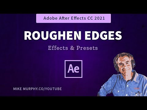 After Effects CC 2021: Roughen Edges Effect (How To Apply)