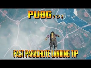 Fast Parachute Landing - PUBG Tips and Tricks | Parachuting Guide | How to Drop First | Xbox One/PS4