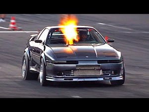 900+hp BIG Turbo 2JZ swapped MK3 Toyota Supra no-prep Drag Racing the quarter mile + Onboard!