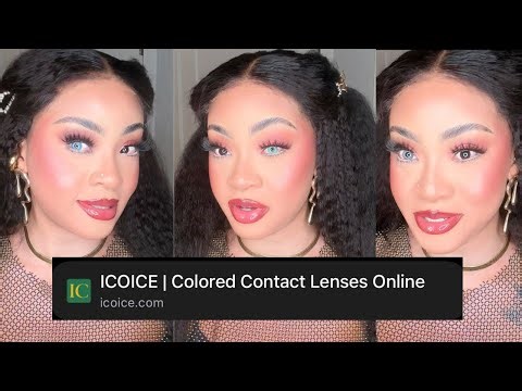 @ICOICE Color Contacts Review | Try On Haul ​| Close up look of each shade @mayLuxeskincare