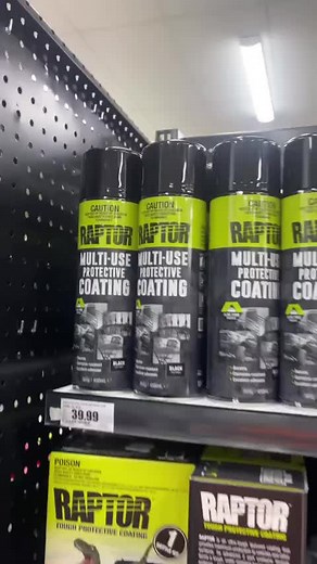 Shout out to @whiteandsonsgarage 📣 How will you use RAPTOR 1K Multipurpose Aerosols? #raptor1k #diyprojects #barbiejeep #raptorcoatings