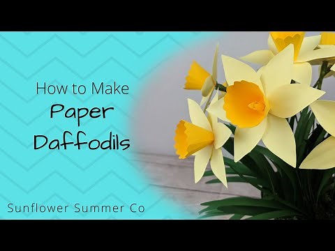 How to Make Paper Daffodils