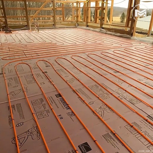 Plumbing and Radiant IN-FLOOR Heat Install | MR Post Frame