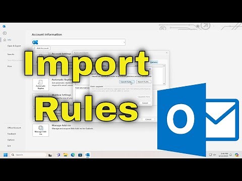 How To Import Rules Into Microsoft Outlook [Guide]