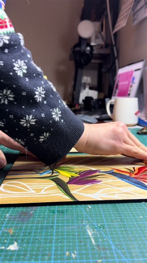 Finally I can show the full process of creating this album. It took me 3 days to make it — I really wish it could be done in 31 seconds instead 😀 But every step was worth it. #handmadealbum #creativeprocess #behindthescenes #artistlife #slowmade #handcrafted #artprocess #madebyhand #creativejourney #workinprogress