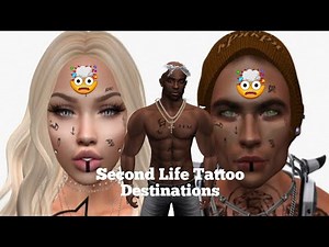 Second Life Tattoo Places For Men and Women