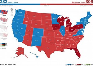 壁を叫ぶ人はどこに？　地図に浮かんだ「ブルーベルト」：朝日新聞GLOBE＋