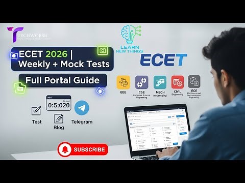 Best ECET Preparation Website for All Branches | Weekly Tests, Mock Exams, CSE Blog, Telegram Notes