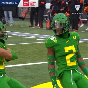 He. Could. Go. All. The. Way. He did. 😎 Mykael Wright showed off his wheels and his 9️⃣8️⃣-yard kickoff return for Oregon Football earns the CDW Corporation Well Orchestrated Play of the week. #Pac12FB | Pac-12 Conference