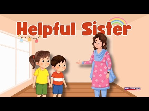 Helpful Sister | Moral Story for Kids | Learn to Keep Things Organized | Pre-Primary Story