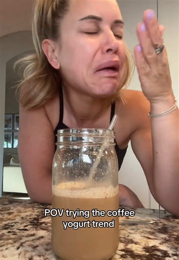 Trying the Viral Coffee Yogurt Trend