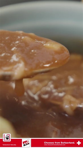 Onion soup with melted Le Gruyère AOP—classic comfort, Swiss-style. | Gruyère AOP | Facebook