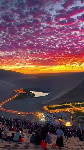 The Desert Sunset Everyone Should See Once 🌅🏜️ #Shorts