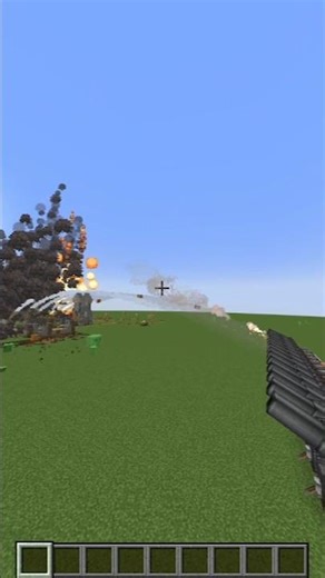 Cannon array in Minecraft - Create Mod🛠️ #minecraft #gaming #shorts #create