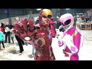 Manchester Film and Comic Con 2015 with Sapphire Cosplay Pink Power Ranger