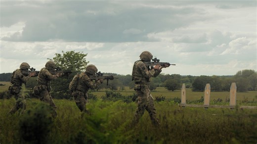 Built to move, trained to find, ready to strike. The 1st Battalion The Royal Irish Regiment is the British Army’s first Light Recce Strike (LRS) infantry unit. This is a new concept that 1 R IRISH is developing as part of 16 Air Assault Brigade. They will provide a highly mobile force to boost the brigade’s firepower and reconnaissance capabilities, with the ability to deploy onto operations by air landing or driving. The aim is to bring greater reach, flexibility, and lethality to the battlefie