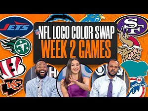 What if we swapped the colors in every NFL team's logos? | Week 2 Matchups