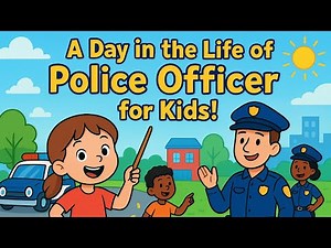 A Day in the Life of a Police Officer for Kids!