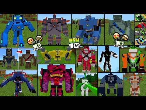🔥INSTALL BEN 10 OMNIVERSE V21 MOD FOR MINECRAFT PE 😍 | MCPE 1.20+