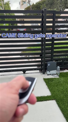CAME Sliding gate operator and keypad cloud controlled for your AirBnB guests. #fyp #parati #came #miami #fortlauderdale