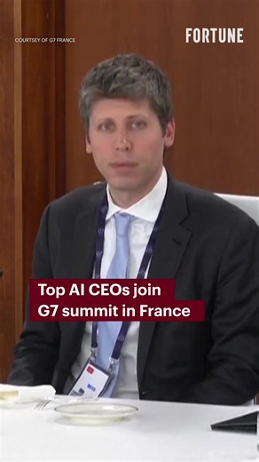 G7 Leaders and Top AI CEOs Meet in France on Global AI Agenda