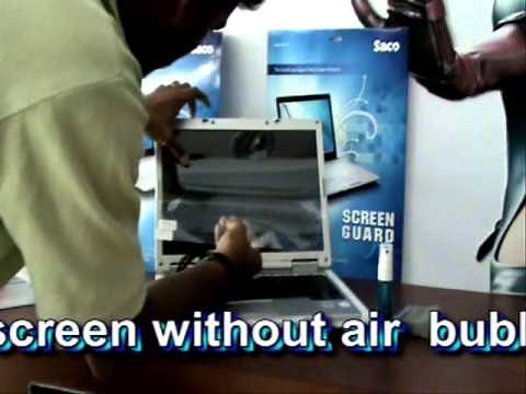 laptop screen guard installation