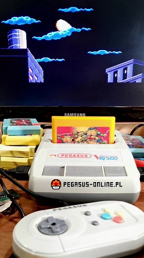 Nie ma chyba bardziej wakacyjnej gry na Pegasusa niż Teenage Mutant Ninja Turtles III: The Manhattan Project. | Pegasus-Online.pl