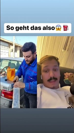 Benzin Auspumpen so geht das also Richtig ✅ 🤣