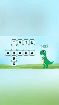 Desafio de Palavras Cruzadas para Crianças #palavrascruzadas #aprendizadoinfantil #dinos