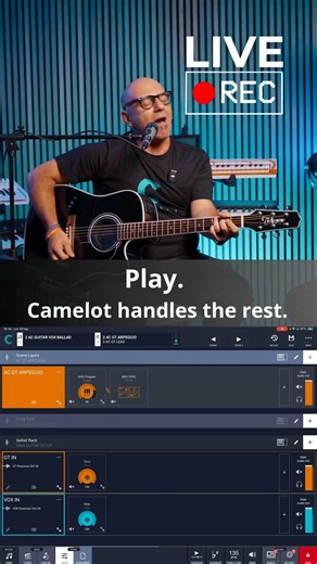 Mark Basile performs “Chandelier” (Sia) live — just voice and acoustic guitar. Camelot for iPad handles all routing and effects in a single scene — simple, stable, stage-ready. Setup: iPad → audio interface → mic & acoustic. No edits. No tricks. Just the performance, captured straight from the audio interface. 🖤 Black Friday: Camelot –33% OFF on iPad & Desktop. Get the deal — audiomodeling.com First take only. #BlackFriday2025 #BlackFridayDeals #BlackFridaySale #CamelotPro #AudioModeling #LiveP