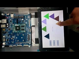 Windows Embedded Compact 2013 7inch LCD + Touch test in i.MX6Q Mango board.
