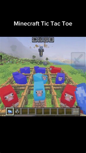 Minecraft Tic Tac Toe #minecraft #shorts #gaming #fypシ゚viral