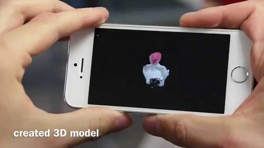 MobileFusion: Research project turns regular mobile phone into 3D scanner