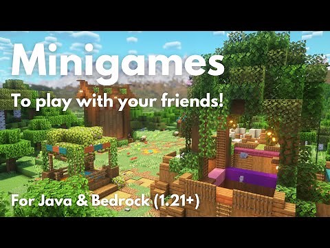5 MINECRAFT MINIGAMES | Java & Bedrock [1.21+]