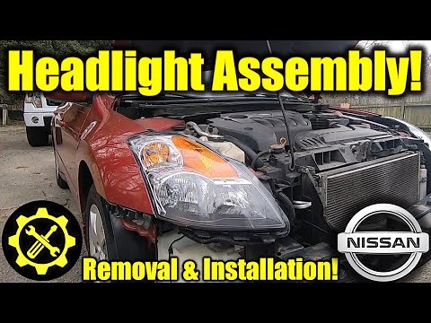 2007 - 2009 Nissan Altima: How to Replace Headlights; FULL Walk-through!