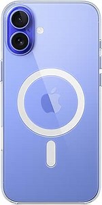 Apple iPhone 16 Plus Clear Case with MagSafe and Camera Control: Lightweight Phone Case, Wireless Charging Compatible, Smooth Glossy Finish