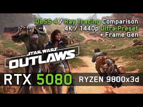 RTX 5080 in Star Wars Outlaws - DLSS 4, RTXDI, Frame Gen & ALL Graphics TESTED!