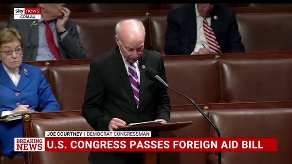 2.9K views · 21 reactions | The passing of the foreign aid package through the US House of Representatives also signals a step forward for the AUKUS nuclear submarine deal. Watch the full episode at SkyNews.com.au/Stream | Sky News Australia | Facebook