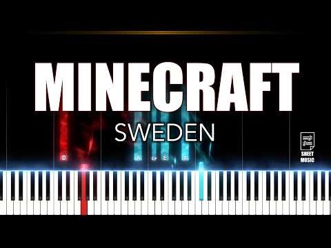 Sweden (Minecraft) - Piano Tutorial | Synthesia + Sheet Music