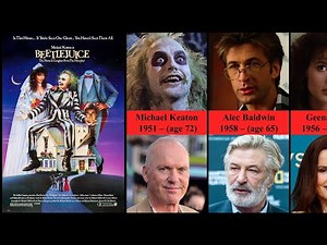Beetlejuice Cast (1988) | Then and Now
