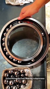 Assembling the ball bearing subprocess #OMG #amazingvideo #machinery | Home Items